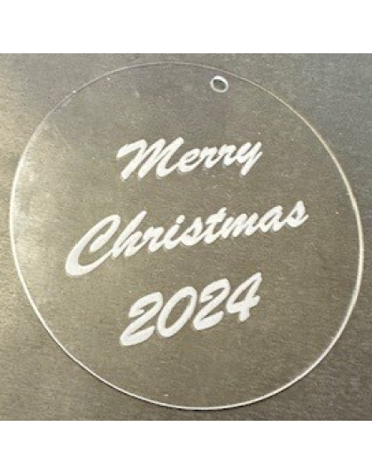 4&quot; Round Acrylic Ornament