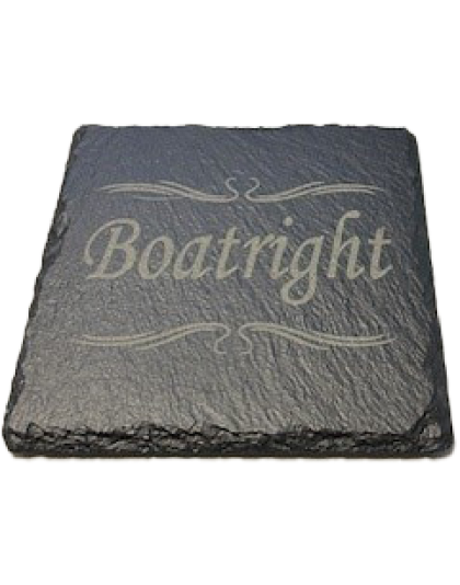 4&quot; Square Slate Coaster (Set of 8)